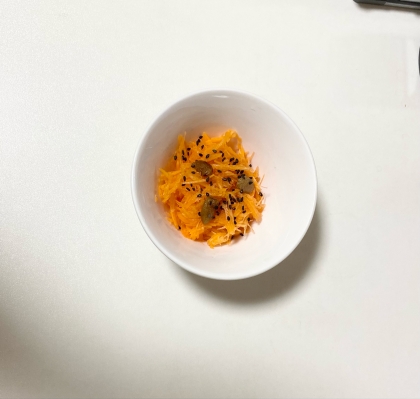 白だしオリーブオイルでほんのり和風♡にんじんサラダ