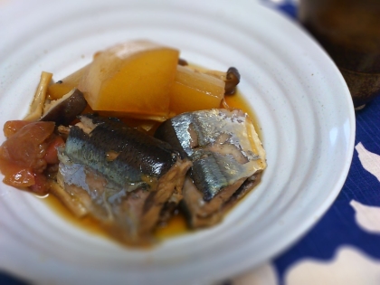 秋刀魚＆大根の煮物