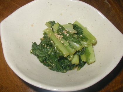 レンジで菜花のポン酢和え