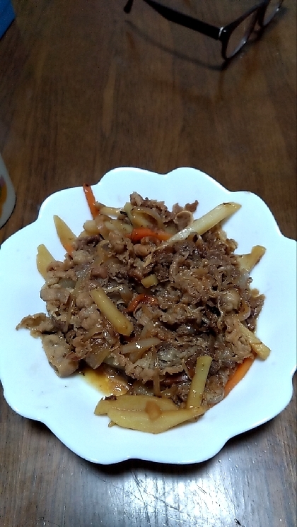 超簡単＆時短♪子どもが喜ぶ☆野菜たっぷり焼き肉風煮