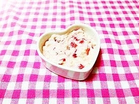 苺の豆乳チーズクリーム