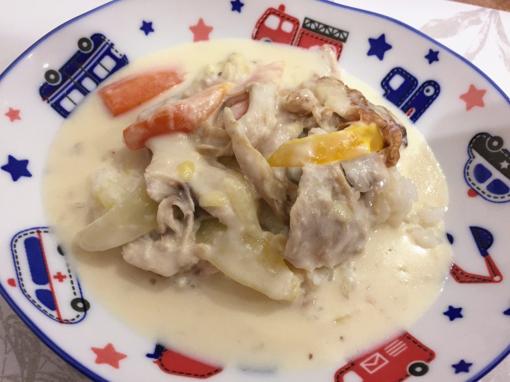 クリスマスの残り物で チキンクリームシチュー レシピ 作り方 By ひろぱんだ 楽天レシピ