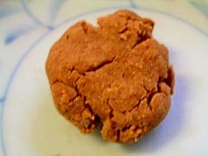 小麦粉&油なし★きなこたっぷりクッキー