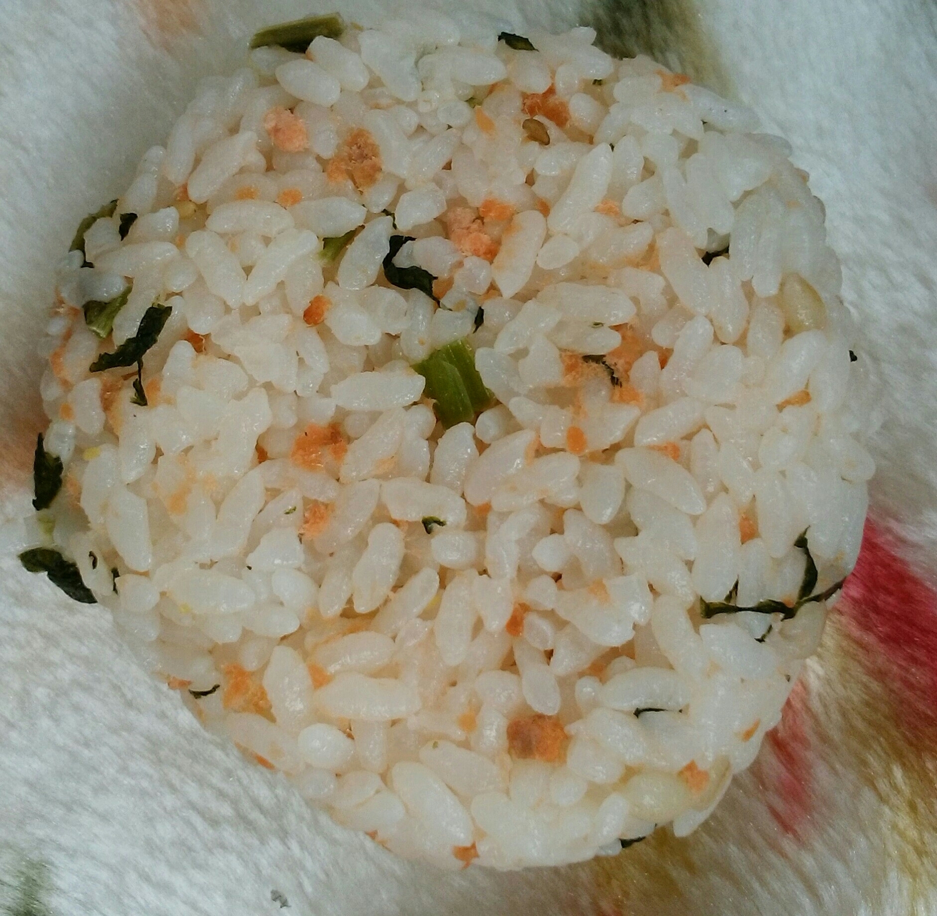 野沢菜と鮭のおにぎり