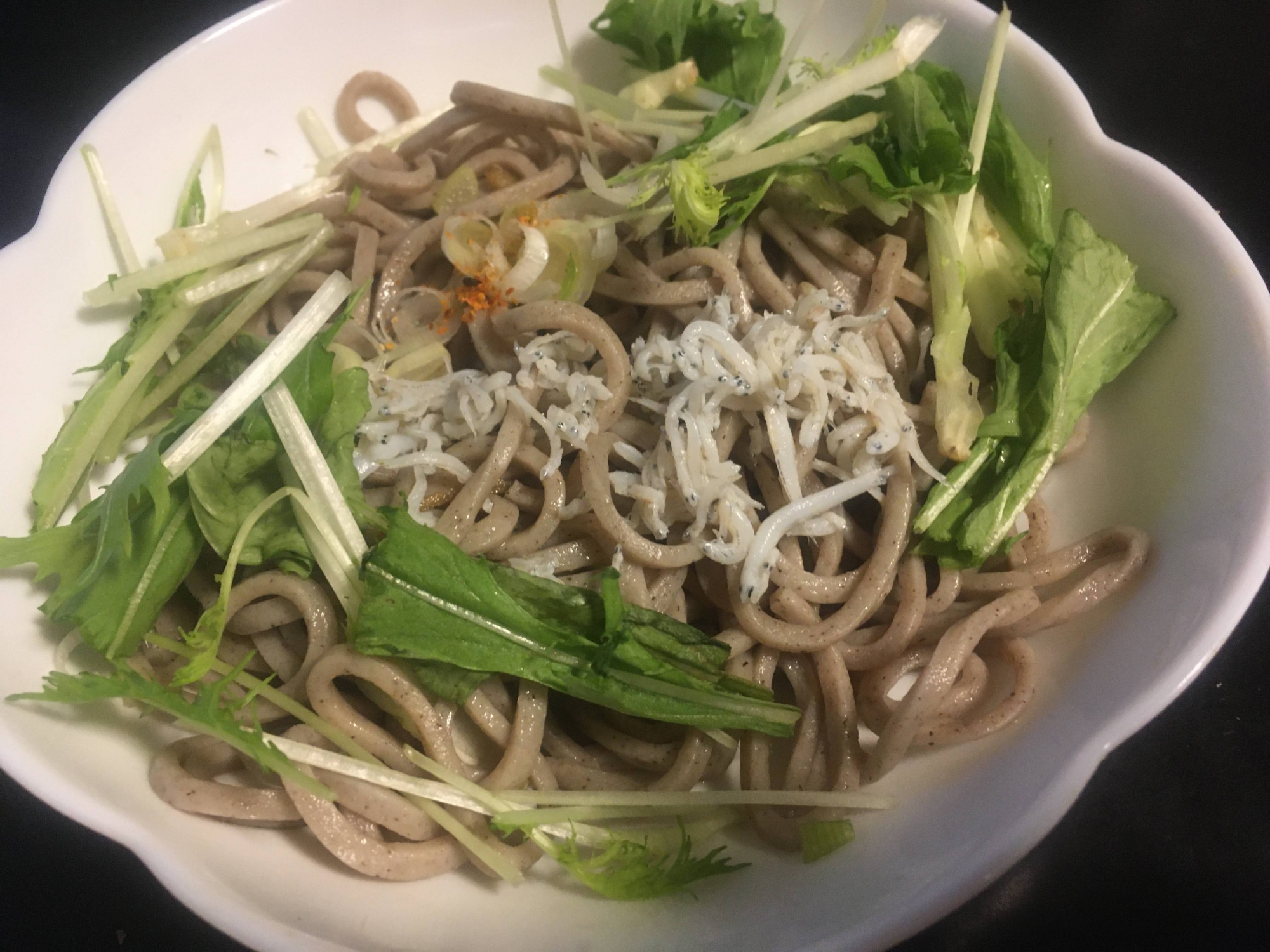 しらすと水菜の冷たい蕎麦 レシピ 作り方 By Naben 楽天レシピ しらすと水菜の冷たい蕎麦 レシピ 作り方 By Naben 楽天レシピ