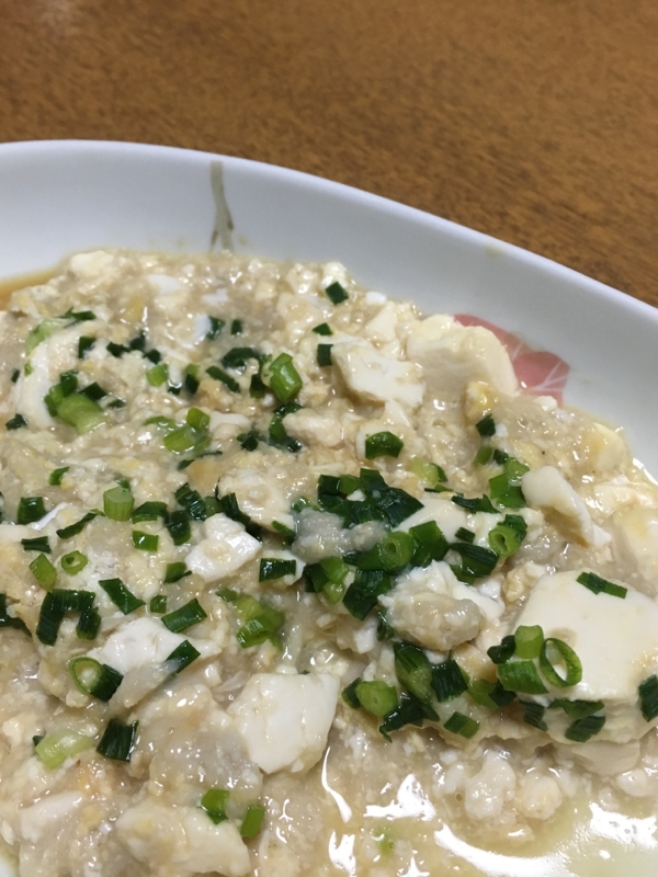 豆腐と山芋のふわとろあったかすり流し風