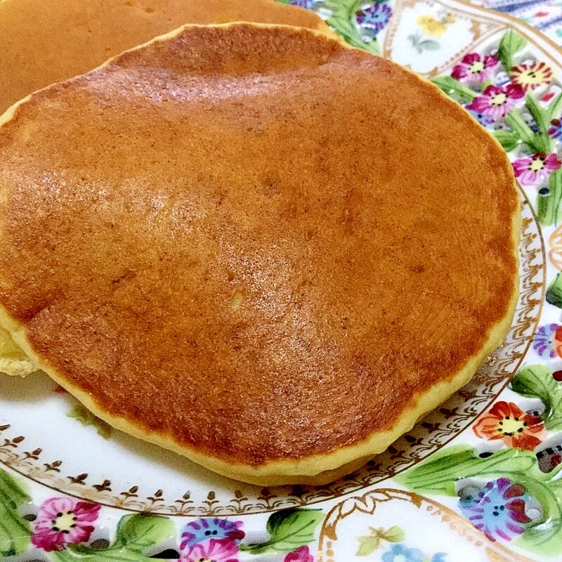 バター ヨーグルトなし 冷めてもふわもちパンケーキ レシピ 作り方 By Hushhush55 楽天レシピ