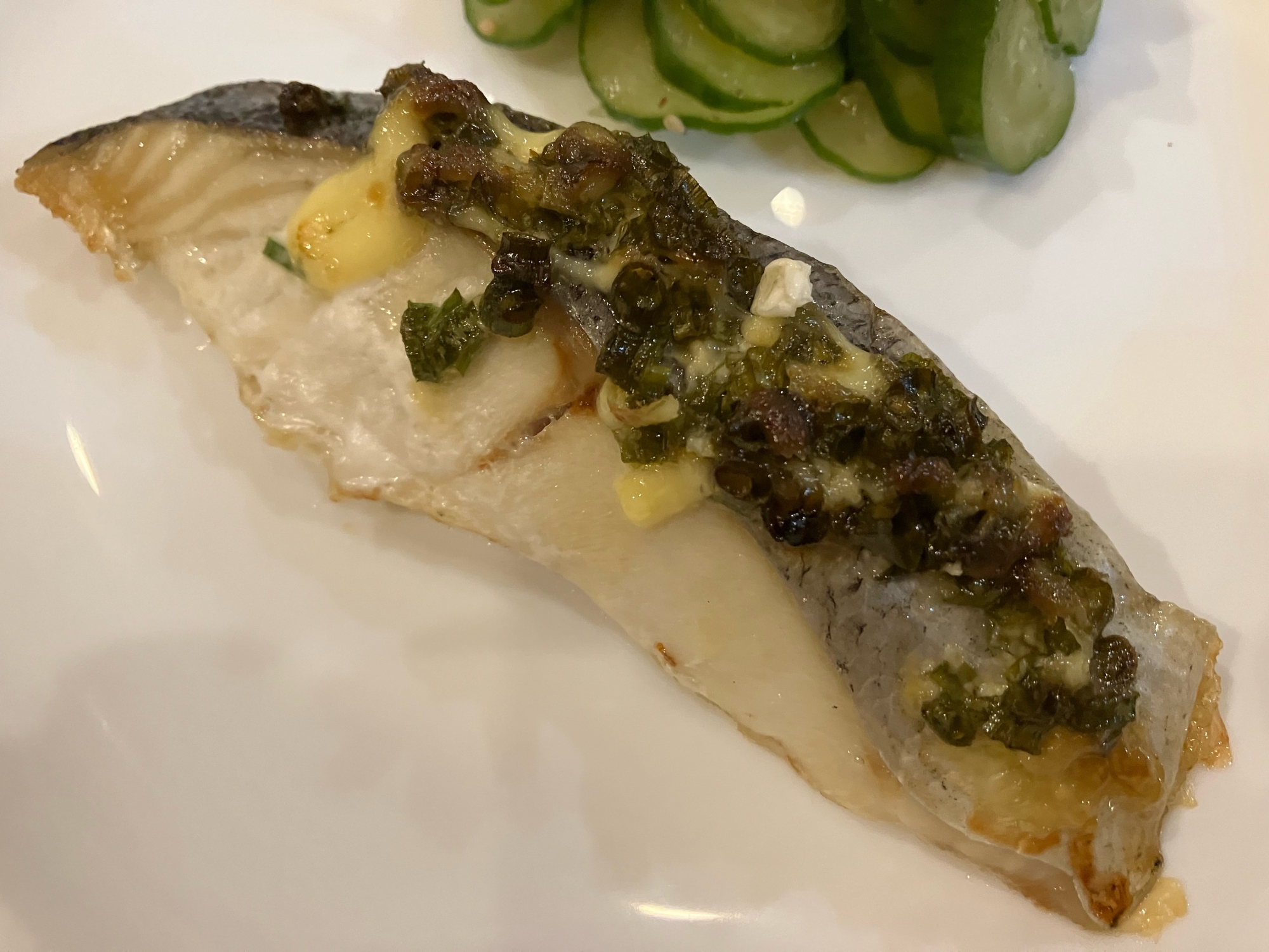 目鯛のネギマヨ焼き