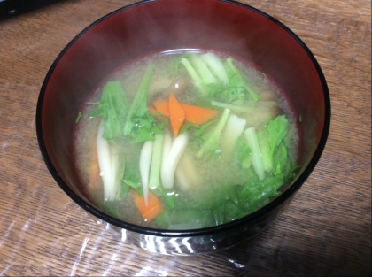 3野菜の味噌汁