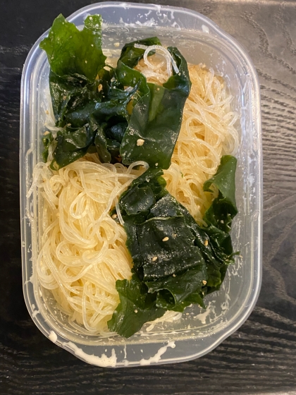 時短！麺つゆマヨ春雨サラダ