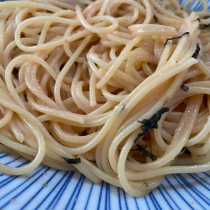 たらこのバター醤油パスタ