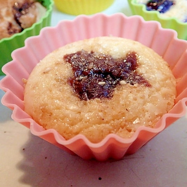 こしあんとすりごまのもっちりカップケーキ レシピ 作り方 By ぷ みぃまま 楽天レシピ こしあんとすりごまのもっちりカップケーキ レシピ 作り方 By ぷ みぃまま 楽天レシピ