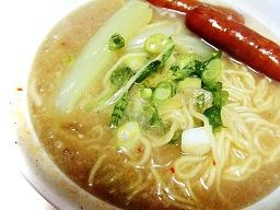 白菜入りの坦々麺