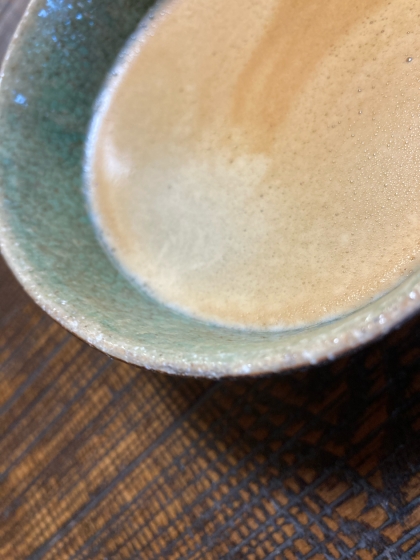 発酵生姜で豆乳コーヒー