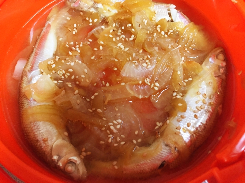 tacookメニュー！チカの玉ねぎポン酢びたし