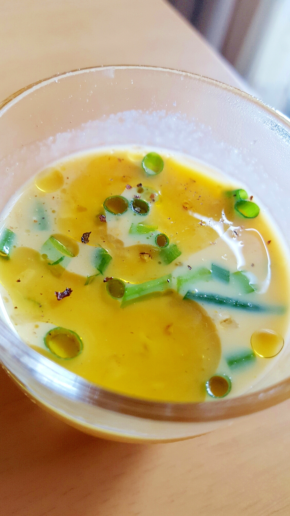 一工夫でカロリーオフ☆かぼちゃの冷製スープ