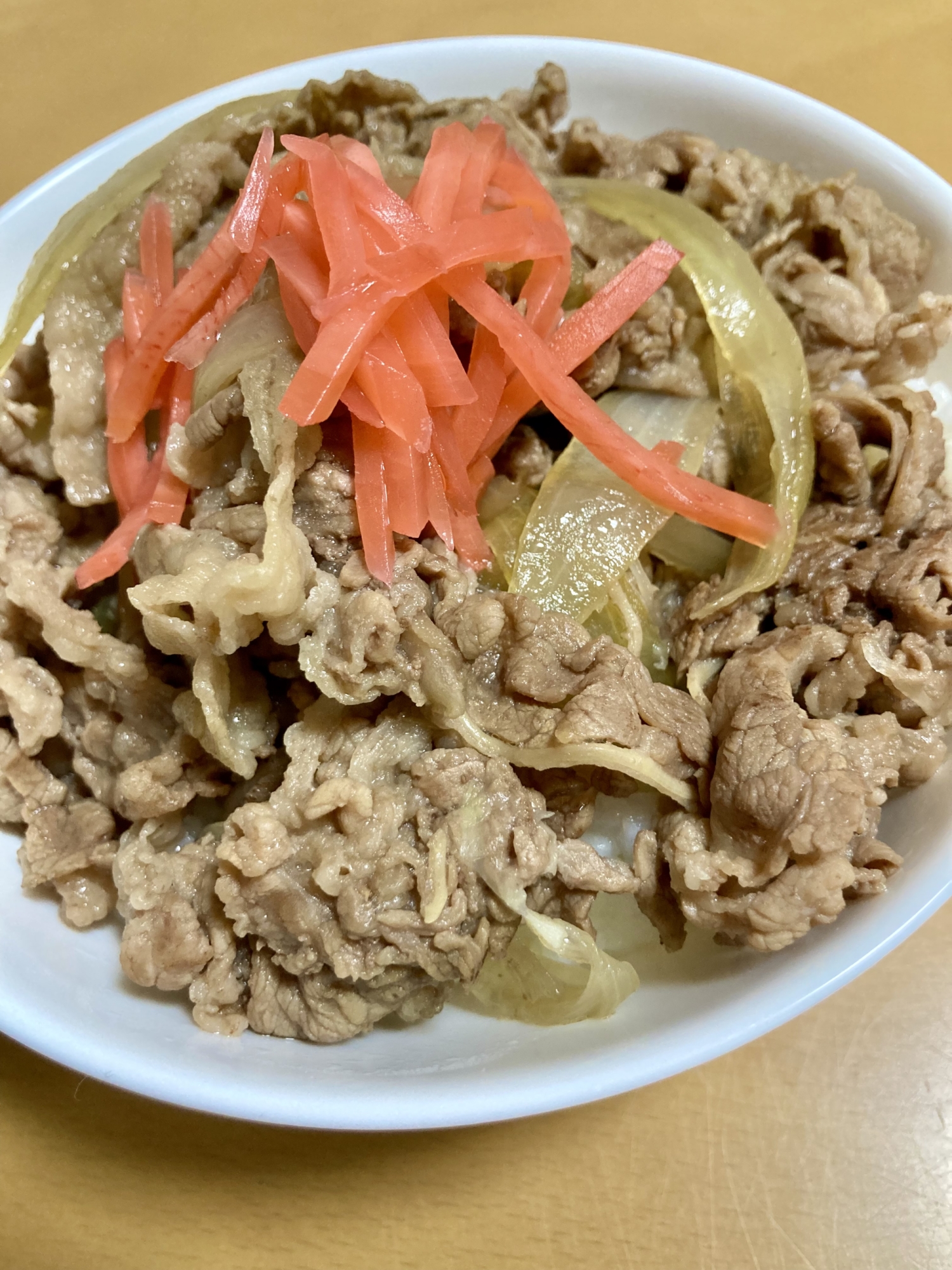 手抜きしたら褒められた牛丼☺︎
