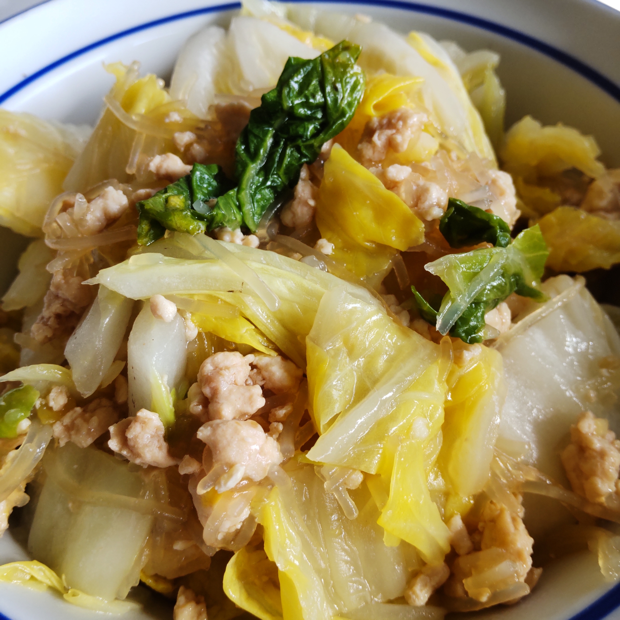 【ご飯に合う】白菜と春雨のうまとろ煮【簡単】