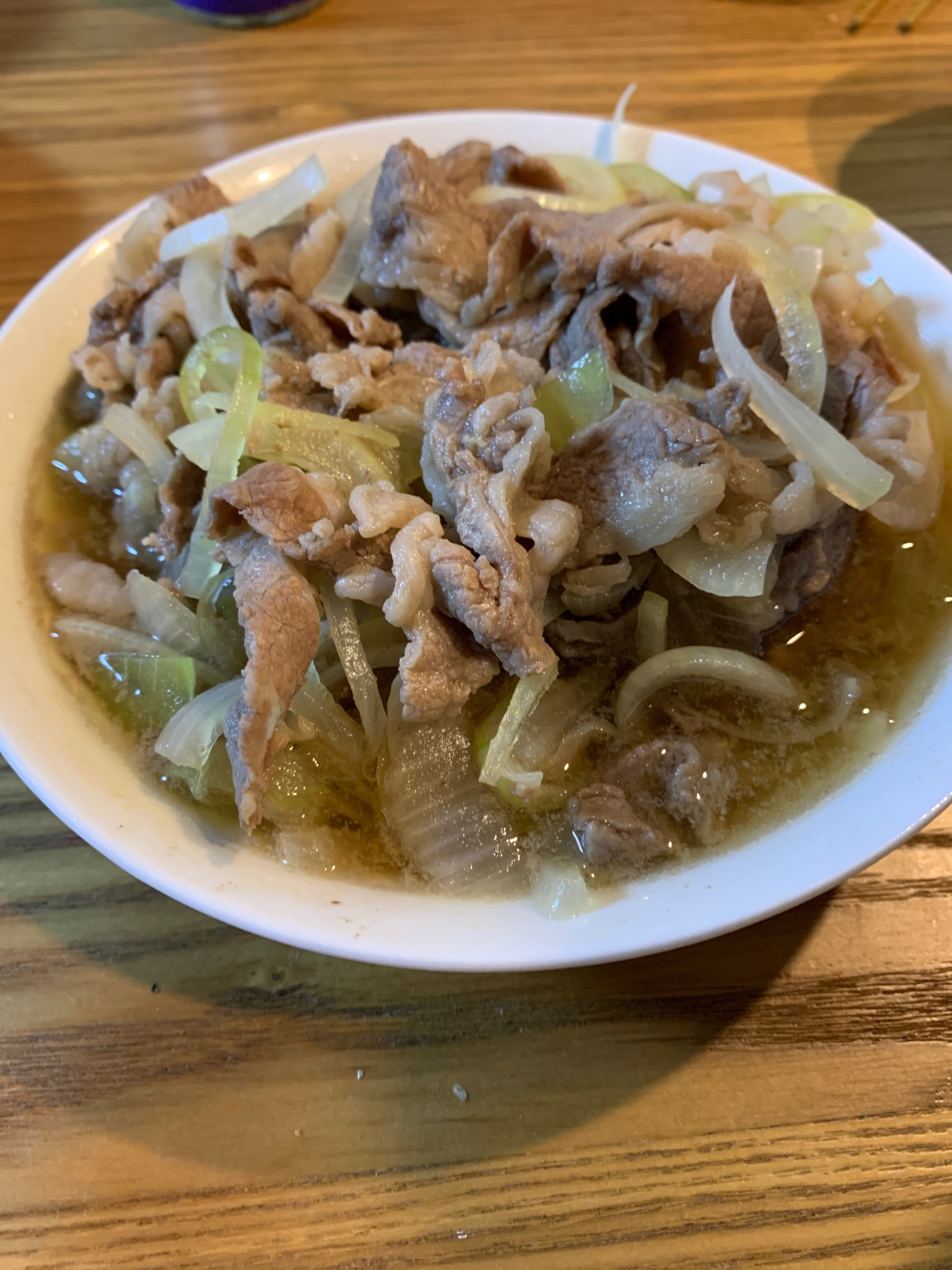 簡単牛丼