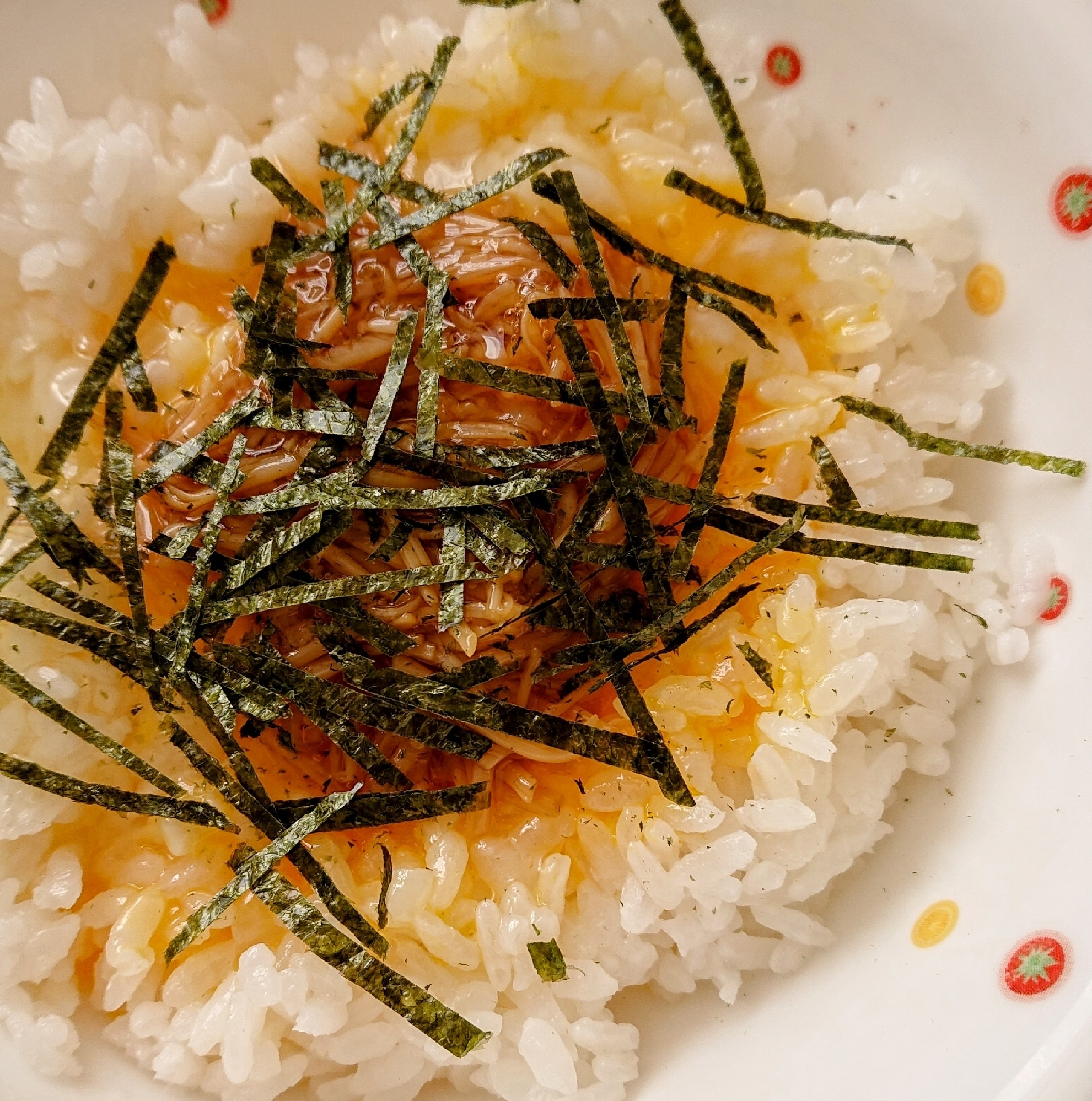 ◆超簡単 なめ茸卵かけご飯