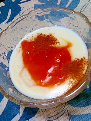 熟した柿でデザートヨーグルト レシピ 作り方 By Polaris36 楽天レシピ