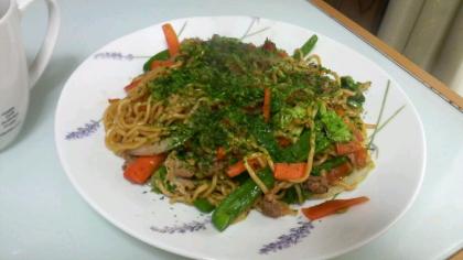 美味しくできました♪ソース入れるだけで本当に屋台みたいな味になるんですね(^^)