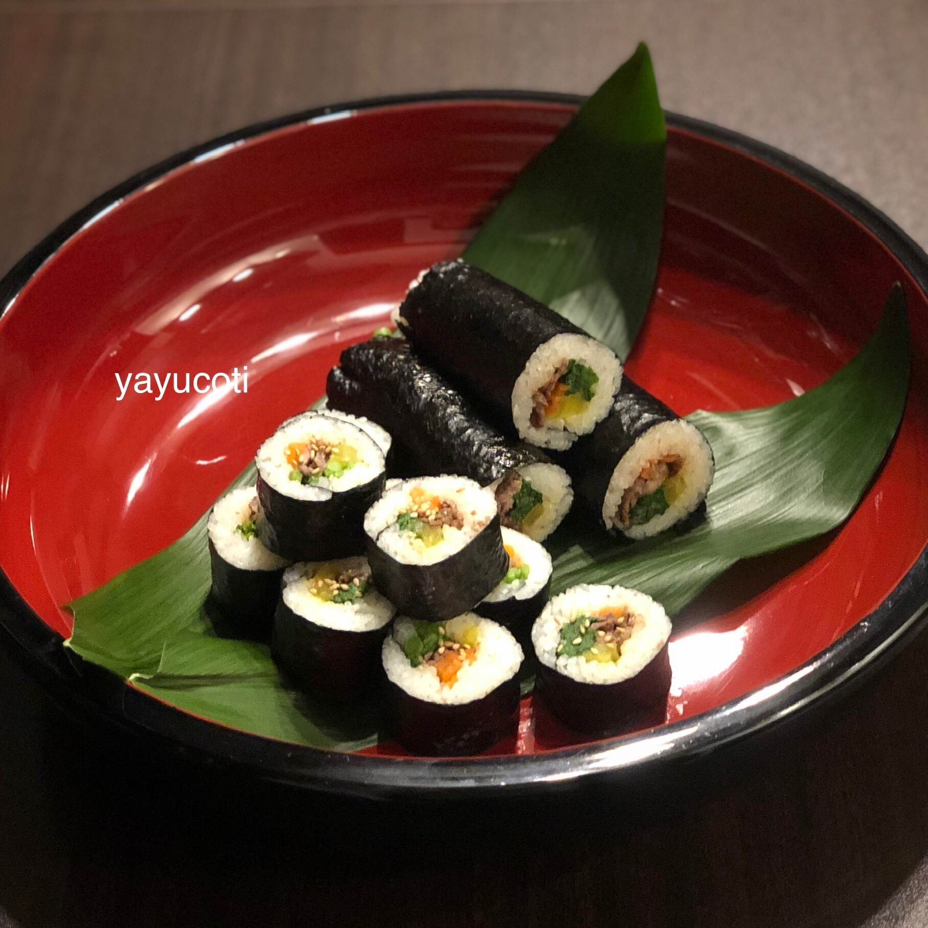 節分の恵方巻にも◎簡単!キンパ風巻き寿司