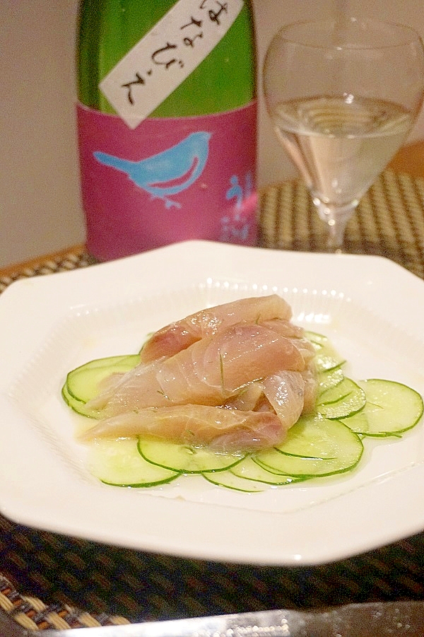 カンパチと胡瓜のカルパッチョ レシピ 作り方 By 酔いどれんぬ 楽天レシピ カンパチと胡瓜のカルパッチョ レシピ 作り方 By 酔いどれんぬ 楽天レシピ