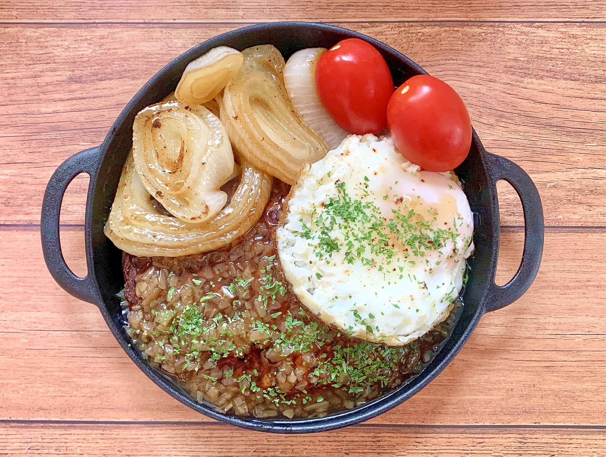 バター甘辛醤油の新玉ねぎステーキ