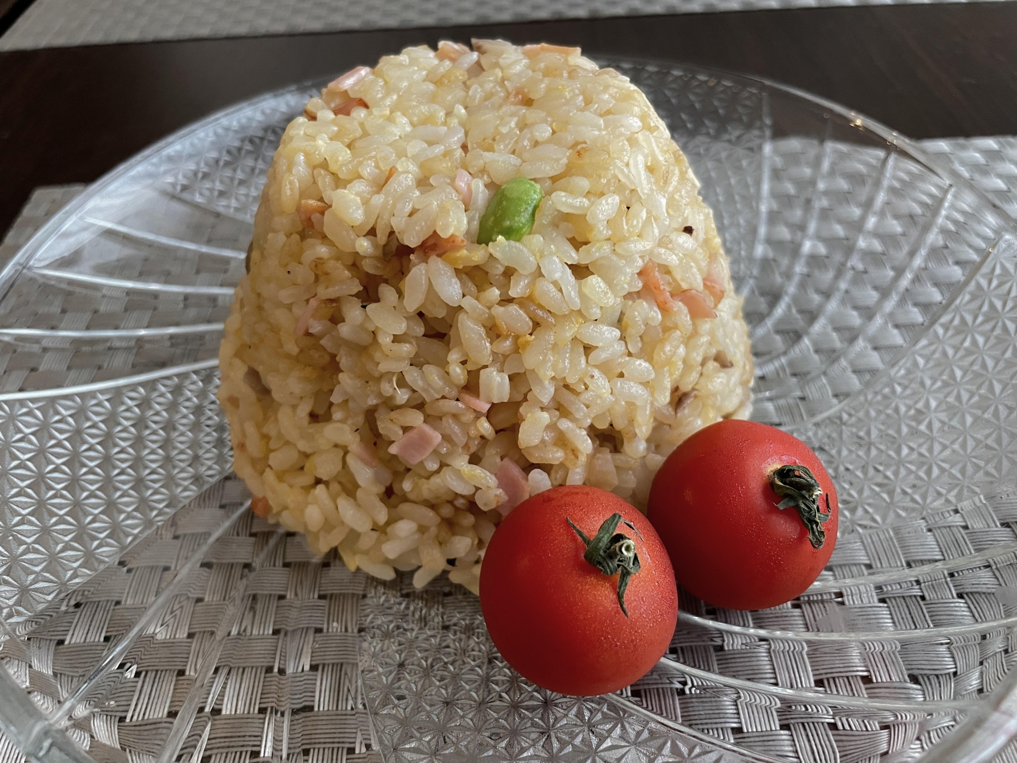 ウマ！枝豆いぶりがっこ炒飯！