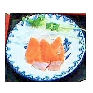 サーモンの昆布締め