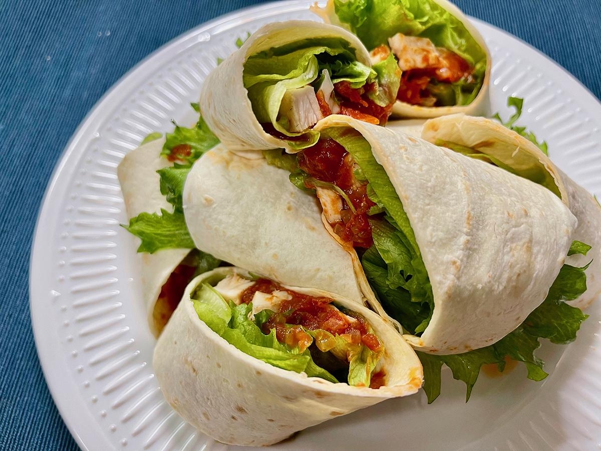 鶏ささみタコス