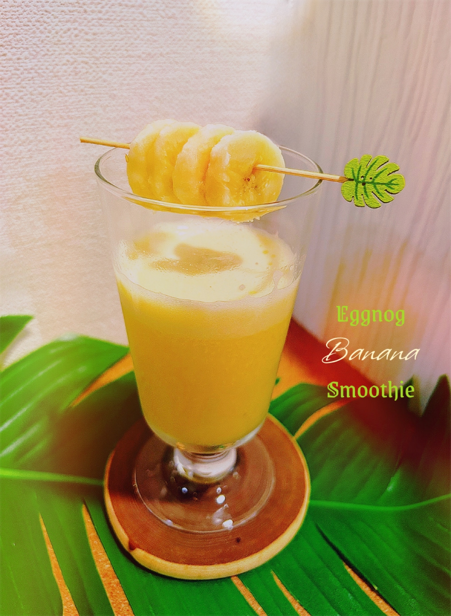 ☆★冷たいエッグノック♪バナナスムージー★☆