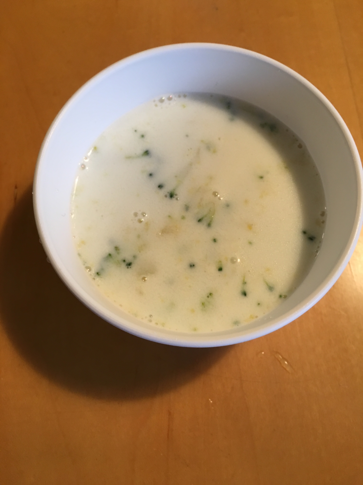 【離乳食】ブロッコリーのミルクスープ