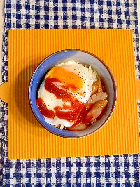 ウィンナー丼♪