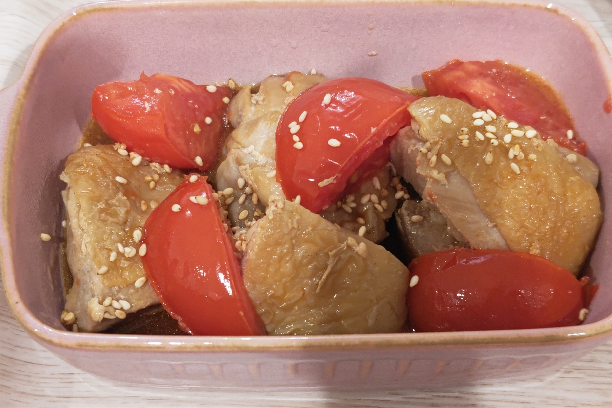 ♡鶏もも肉とトマトのサッパリ煮込み