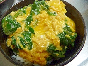 ほうれん草の卵丼 レシピ 作り方 By 手作り大好き さくら 楽天レシピ