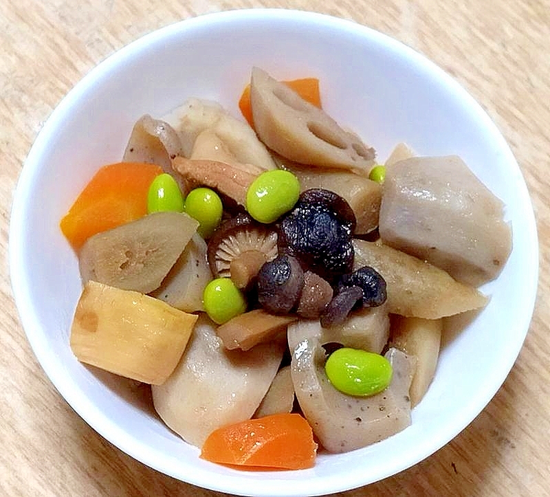筑前煮☆生椎茸と根菜でおせちにも