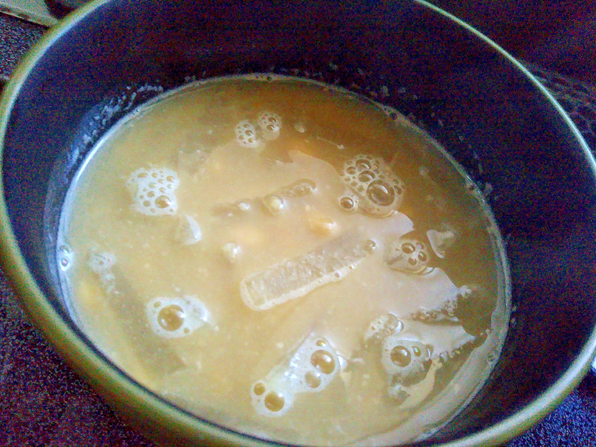 納豆&大根の味噌汁