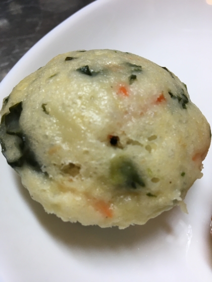 ホットケーキミックスで野菜蒸しパン 離乳食 レシピ 作り方 By ゆぅ 楽天レシピ