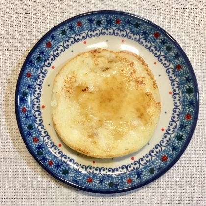 おはようございます☆マフィン、メイプルシロップで作ってみました✨卵なし！卵入りのフレンチトーストよりさっぱりして美味しかったですヽ(・∀・)