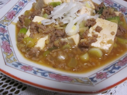 簡単！我が家の麻婆豆腐