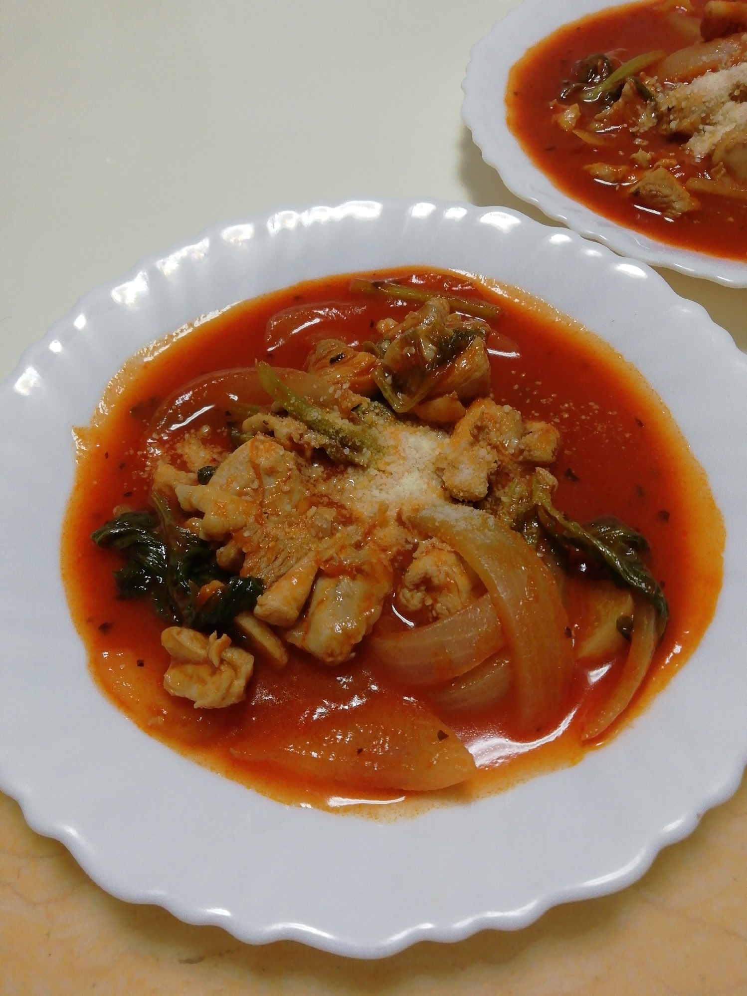 チキンと野菜のトマトジュース煮