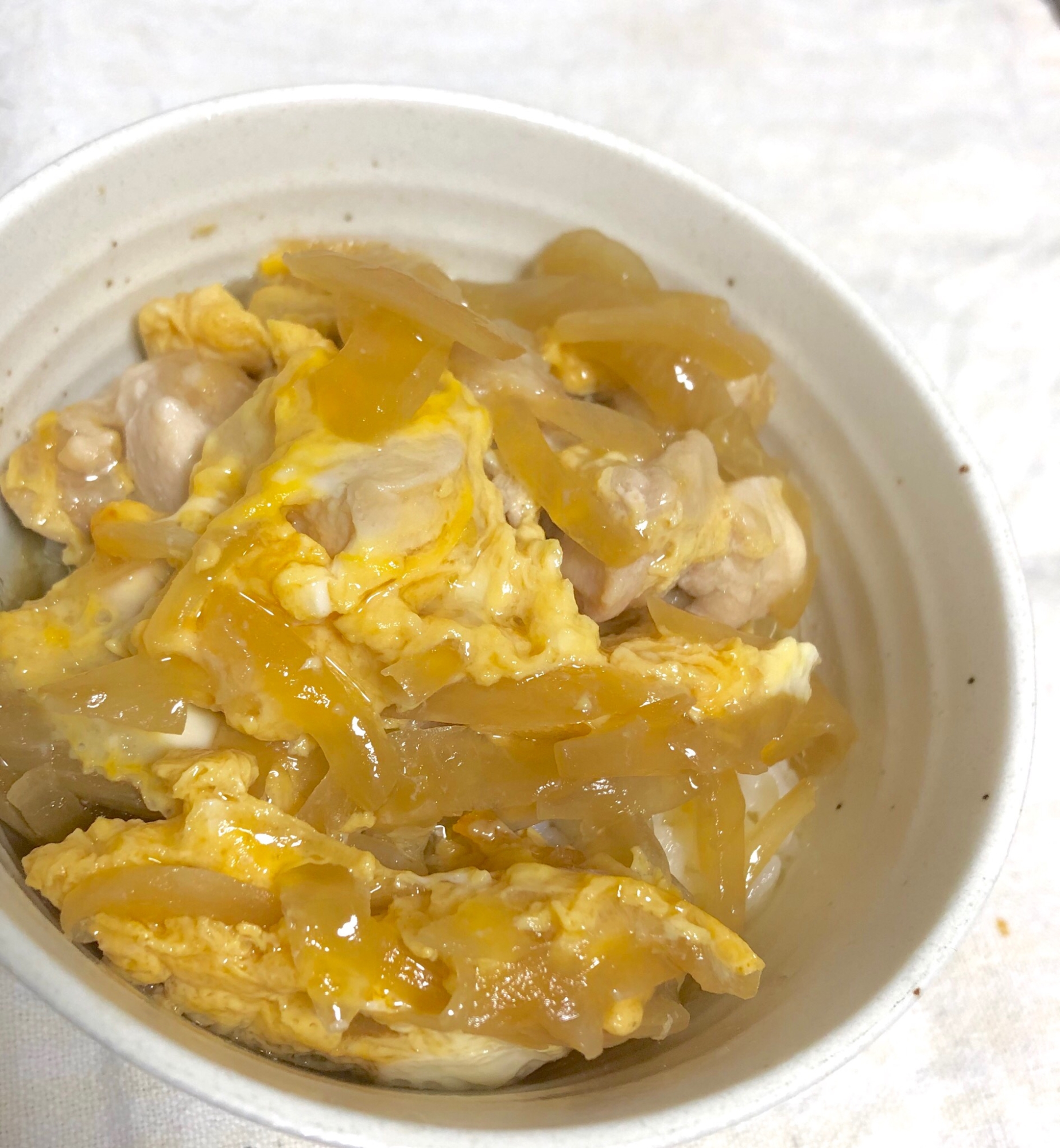 【めんつゆだけで】基本の親子丼