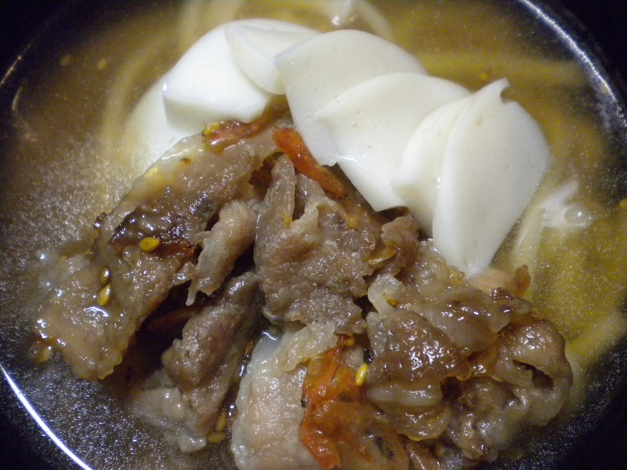 豚肉うどん（温麺）