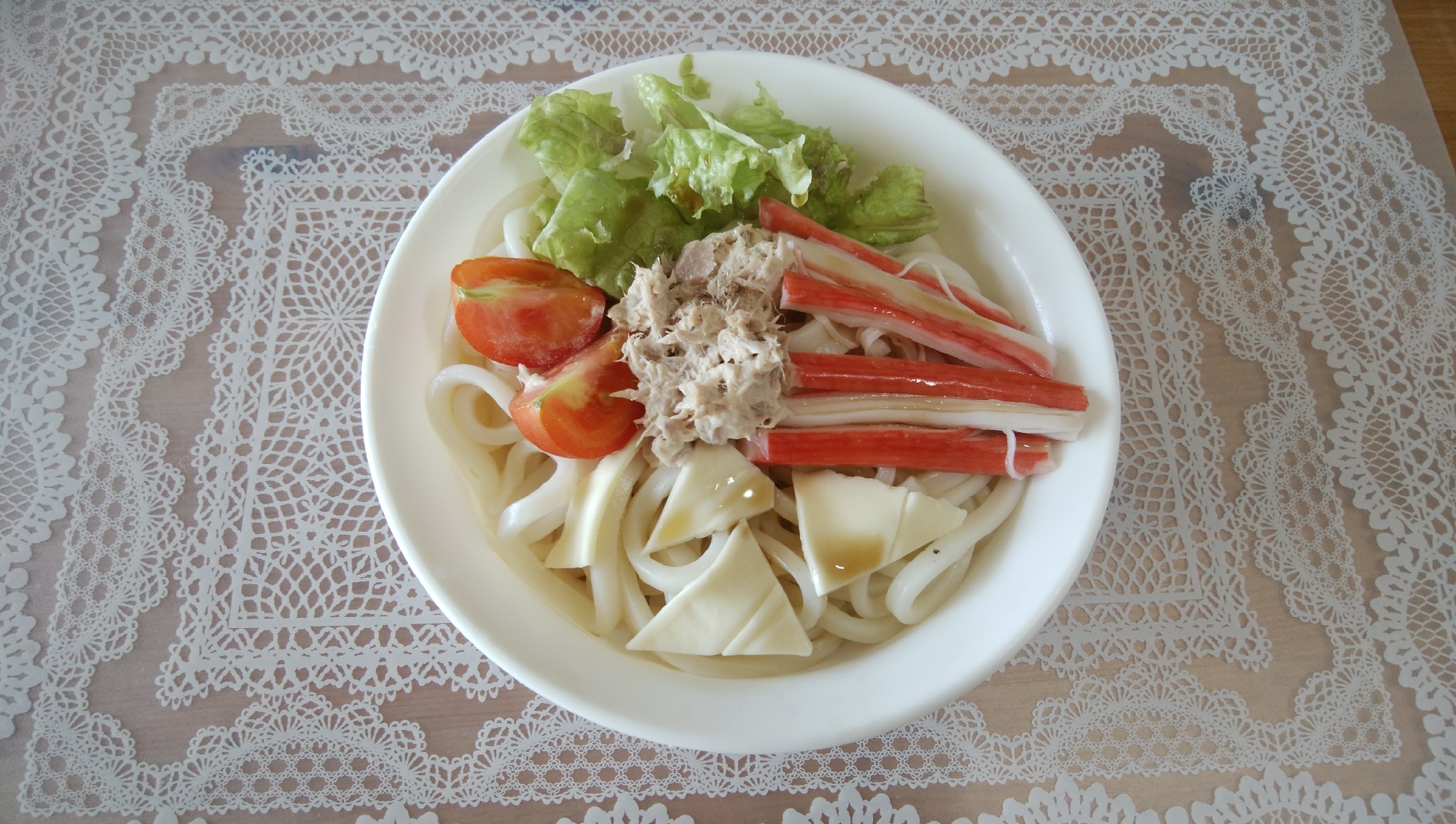 子供が喜ぶサラダうどん レシピ 作り方 By Mamacream 楽天レシピ