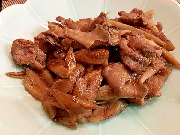 牛肉とごぼうの甘辛煮