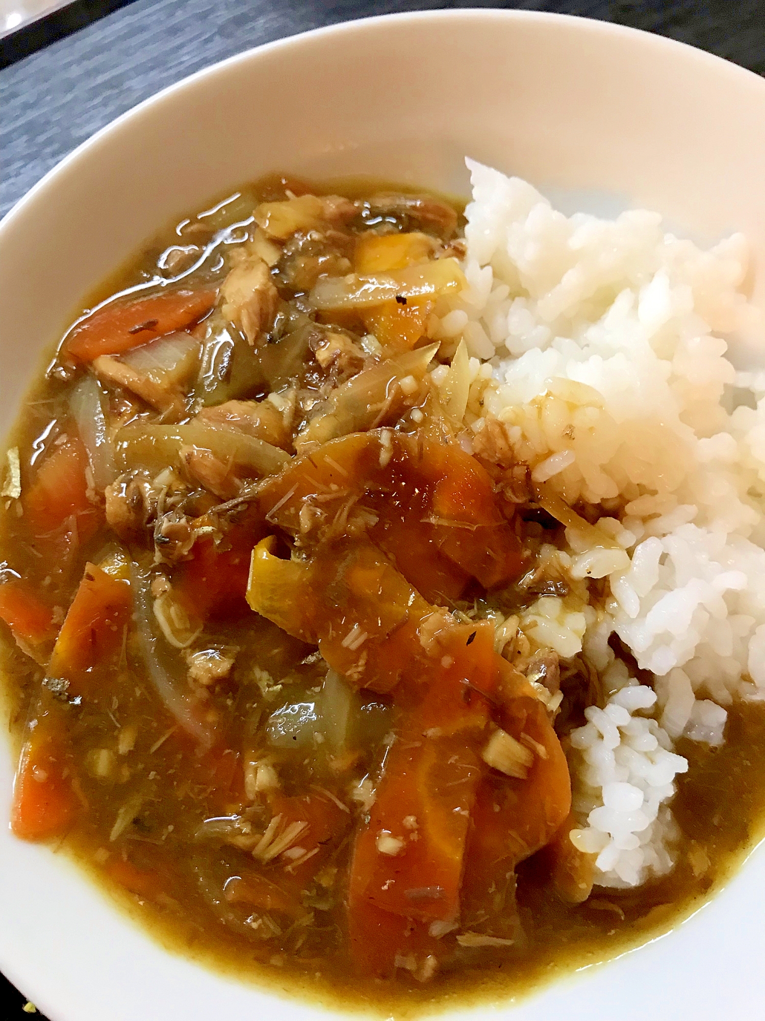 サバ水煮缶と野菜の簡単カレー