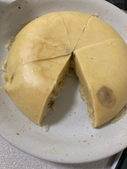 炊飯器でバナナケーキ風に