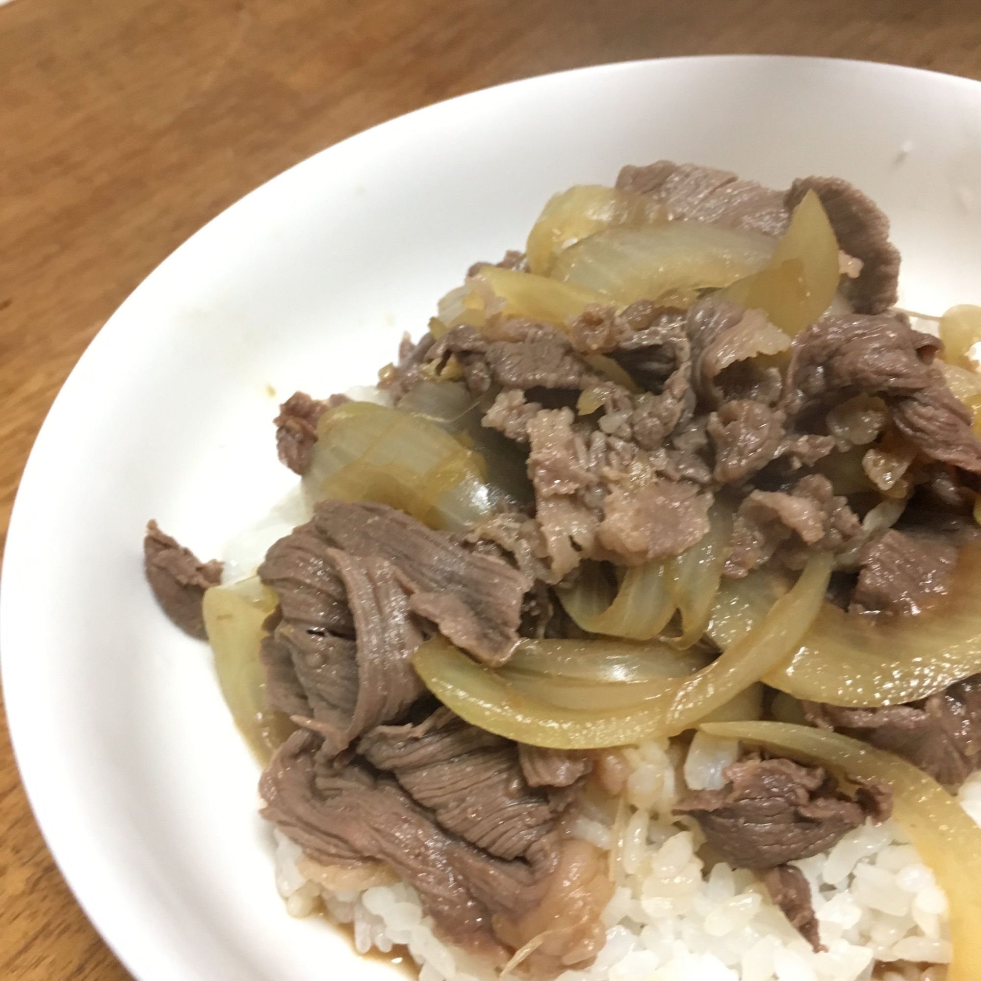 簡単牛丼